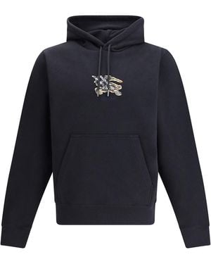 Burberry Ekd Hoodie - Blue