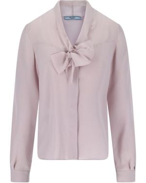 Prada Shirts Silk - Pink