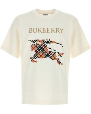 Burberry Cotton T-Shirt - White