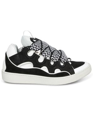 Lanvin And Curb Trainers - Black