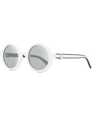 Moncler Orbit Round Sunglasses Ml0261 21C 50Mm Plastic (Acetate) - Black