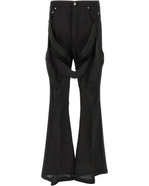 Rick Owens Copper Flared Trousers - Black