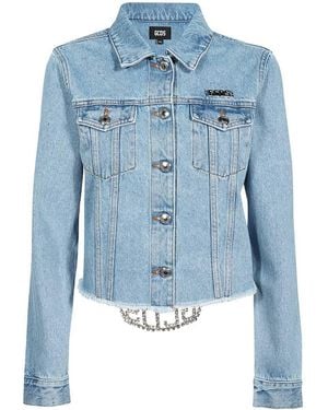 Gcds Denim Jacket - Blue