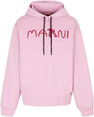 Marni Quartz Cotton Sweatshirt - Pink