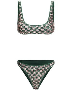 Oséree Sequins Chess Bikini - Multicolor