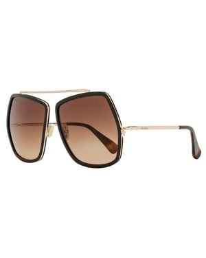 Max Mara Elsa4 Sunglasses Mm0060 50F- 64Mm Metal/Plastic (Acetate) - Black