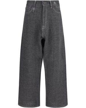 R13 Venti Linen Jeans - Grey