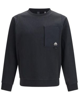 Moose Knuckles Cotton Sweatshirt Clothing - Blue