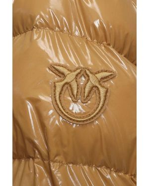 Pinko Pinko Quilted Polyamide Down Jacket - Brown
