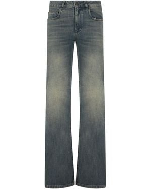 Balenciaga Jeans Straight-Leg Cotton - Gray