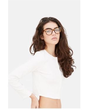 Retrosuperfuture Numero 82 Spotted Celluloid Occhiali Vista - White