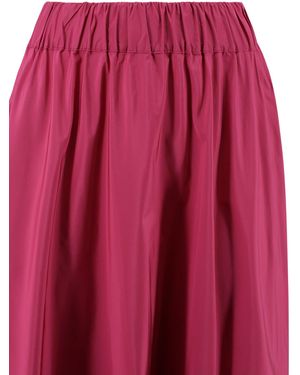 P.A.R.O.S.H. Pimpy Long Wide Skirt in White | Lyst