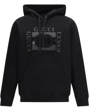 Gucci Printed Hoodie - Black