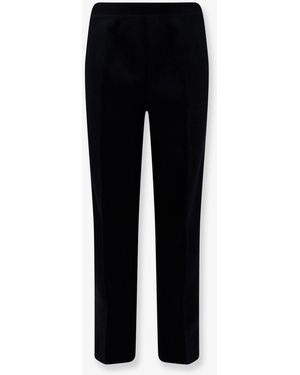 Loro Piana Petunia Cashmere, Silk And Virgin Wool Trousers - Black
