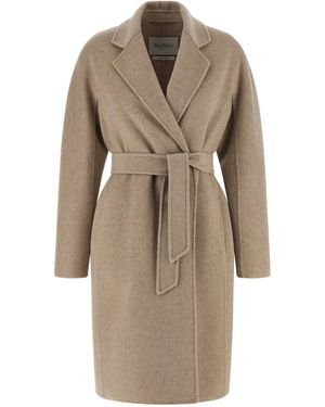 Max Mara Mxmaceri Coat - Natural