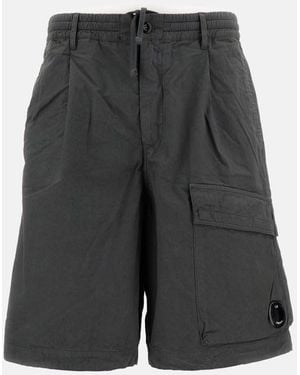 C.P. Company Boxy Lens Shorts - Grey