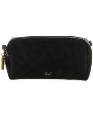 KHAITE Calfskin Crossbody Bag - Black