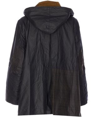BARBOUR X GANNI Coats Waxed Cotton - Blue