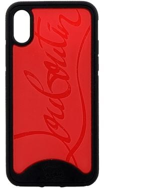 Christian Louboutin Loubiphone Embossed Pvc Iphone X And Xs Case - Red