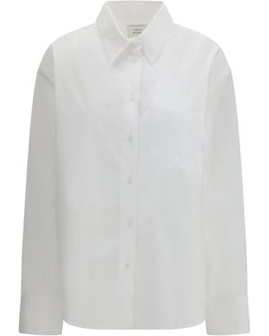 Loulou de Saison Lee Shirt Cotton Poplin - White