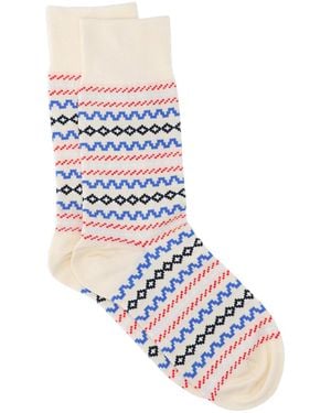 JW Anderson Fairisle Socks - White
