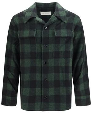 Ami Paris Bicolour Wool Oves Aries Full - Green