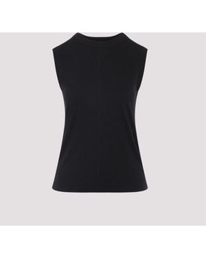 Phoebe Philo Ultrafine Tank Top Lyocell Cotton - Black