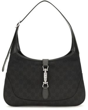 Gucci Fabric Shoulder Bag - Black