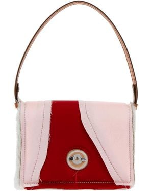 Dentro Dentro Mirim Shoulder Bag - Red