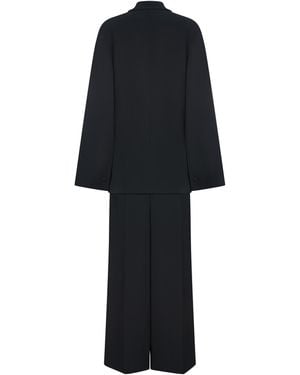 Alberta Ferretti Suit Viscose Dress - Black
