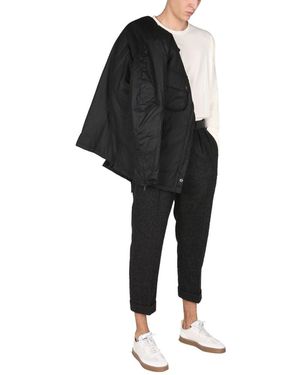 Barbour Mandarin Collar Jacket - Black