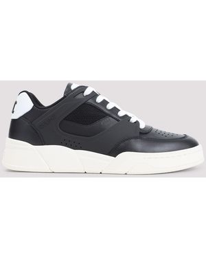 Celine Ct-09 Leather, Rubber And Mesh Trainers - Blue