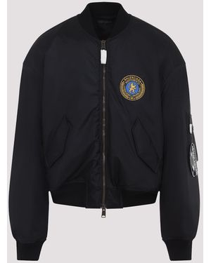 Balenciaga Large Fit Bomber Jaket - Black