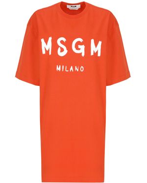 MSGM Dresses - Orange