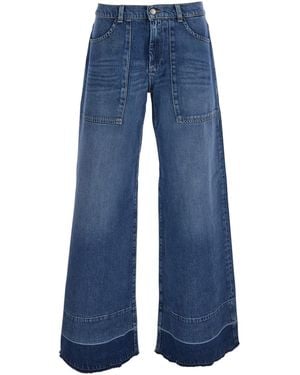 Roy Rogers Js) Holly Old Glory Denim Lyocell Elas. Nicky Jean - Blue
