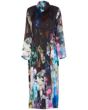 Yavi Dresses Cupro - Blue