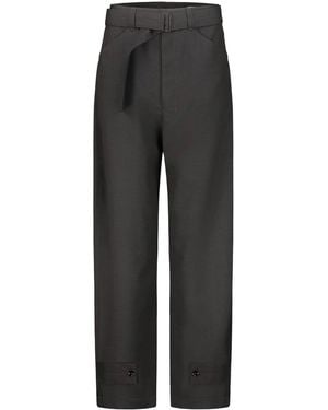 Lemaire Curved Tailored Pants - Black
