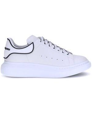 McQueen Leather Trainers - White