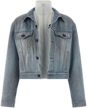 Balenciaga Double Layer Jacket - Blue