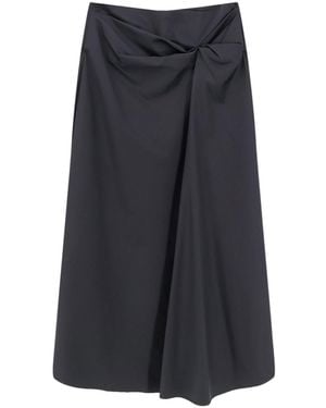 Max Mara Skirts Cotone Poliammide Elastan - Gray