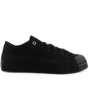 Y-3 Nizza Low Canvas Sneakers - Black