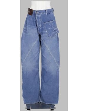 JW Anderson Twisted Workwear Jeans Cotton - Blue