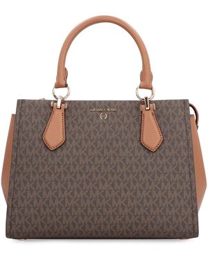 MICHAEL Michael Kors Marilyn Pvc Handbag - Brown