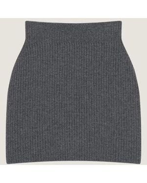 Givenchy Givenchy Giv Skirt — Charcoal - Blue