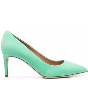 Ferragamo Ferragamo Ilary 70 Suede Court Shoes - Green