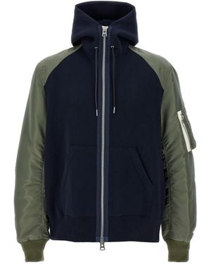 Sacai Sponge Hoodie - Blue