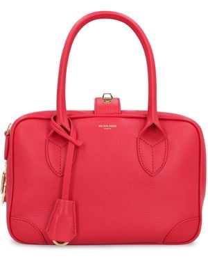 Golden Goose Leather Handbag Vita Goatskin Handbags - Red
