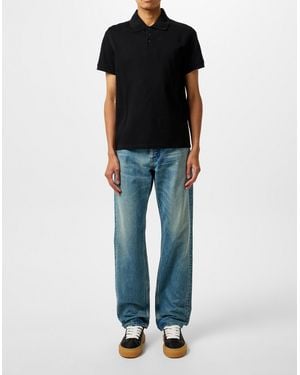 Saint Laurent Cassandre Ysl Logo Polo Shirt Clothing & T-Shirts - Blue