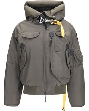 Parajumpers Gobi Padded Hooded Jacket Polyamide Down - Gray