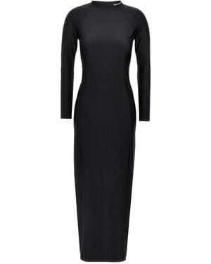 T By Alexander Wang Rashguard Technical Dress - Black